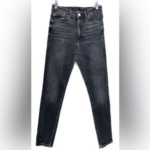 ZARA High Rise Black Wash Skinny Jeans Women’s Size 8